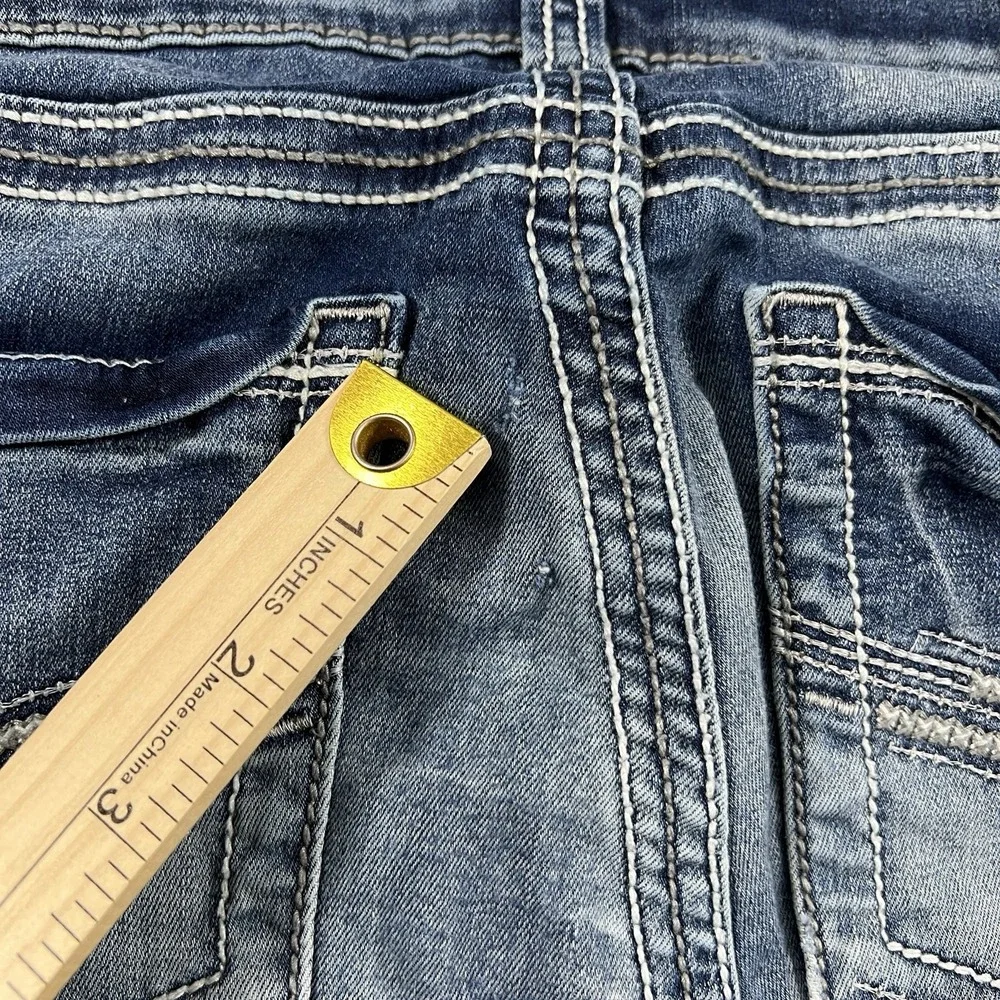 BKE Jeans Women's Sabrina Stretch Capris Denim Pants Size 30 (Actual 32X23.5) - Picture 9 of 11